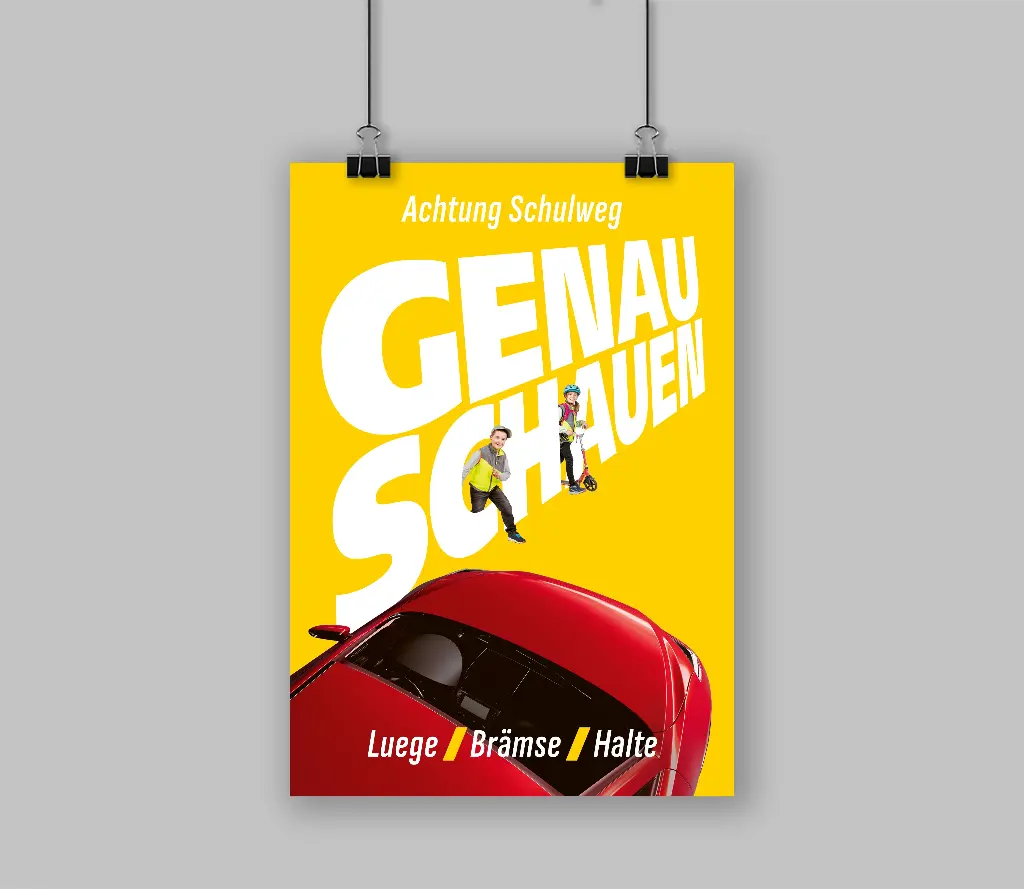 Plakat F4 | GENAU SCHAUEN