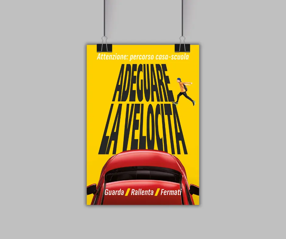 Poster A3 | ADEGUARE LA VELOCITÀ