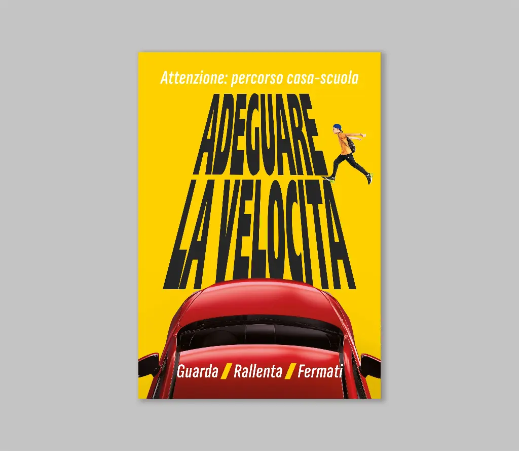Poster rinforzato A1 | ADEGUARE LA VELOCITÀ