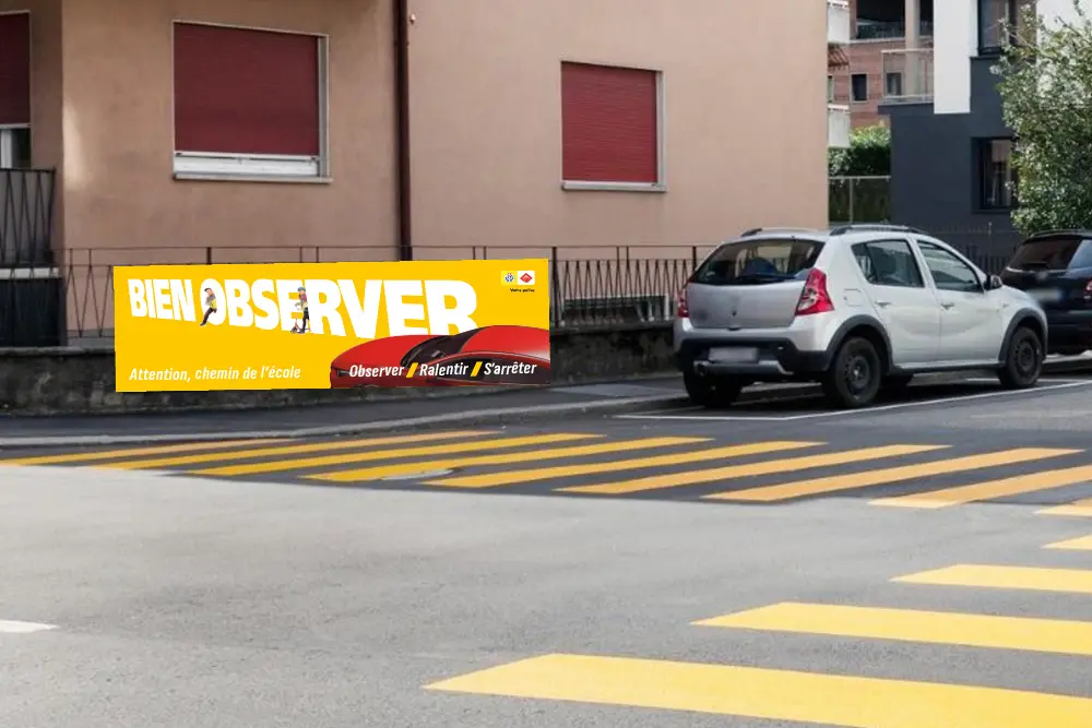 Banderole Recto Verso | BIEN OBSERVER & ADAPTER LA VITESSE