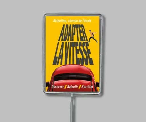 [S2S-004] Affiche F4 | ADAPTER LA VITESSE