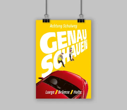 [S2S-026] Plakat A3 | GENAU SCHAUEN
