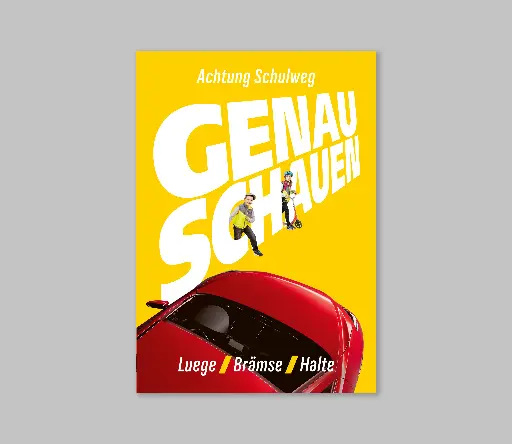 [S2S-014] Hohlkammerplakat A1 | GENAU SCHAUEN