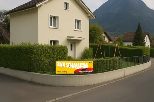[S2S-018] Kleines Mesh-Banner | GENAU SCHAUEN