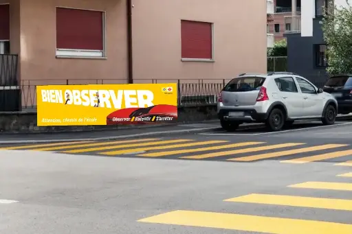 [S2S-007] Banderole Recto Verso | BIEN OBSERVER & ADAPTER LA VITESSE