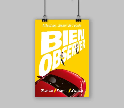 [S2S-002] Affiche F4 | BIEN OBSERVER
